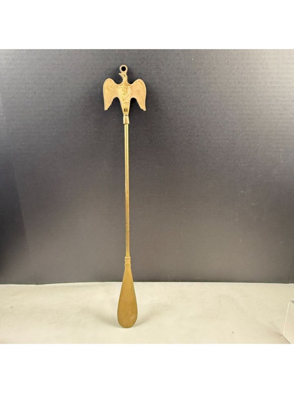 Vintage Brass Eagle Shoe Horn Made in India - Picture 5 of 9
